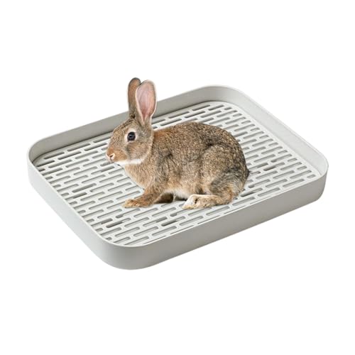 Kaninchentoilette, Kaninchentoilette | Bunny Toilettentoilette Töpfchentrainer | Kaninchen-Tablett, Hasen-Eck-Katzentoilette, lende Haustier-Toilette für Meerschweinchen und Kleintiere von Generic