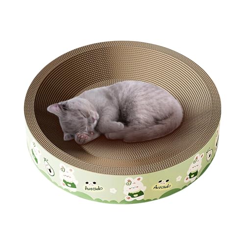 Katzen Kratzkarton,Katzenkratzer aus Karton - Cat Pad Board Scratcher - Katzen Kratzbrett aus Karton für kleine bis mittelgroße Katzen und Haustiere von Generic