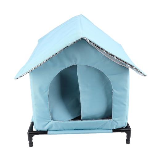 Katzen-Winterunterschlupf, Wasserabweisend, Bissfest, Universelles Katzenhaus für den Winter, Draußen, Katzenzelt für Streunende Katzen (Blue) von Generic