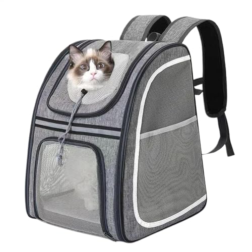 Katzenbeutelträger, Hunde Reisetasche | Große Kapazität Soft Cat Carrier Kitten Carry Beutel | Reflektierender Strip Hunde Reise Beutel Storage Daypack für Welpenkätzchenspielzeug Snacks von Generic