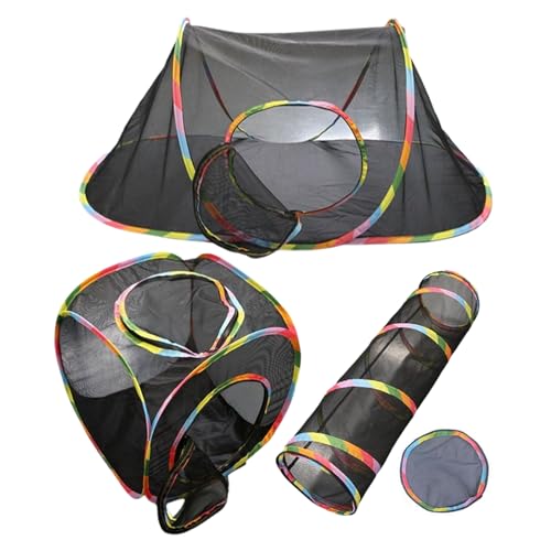 Katzengehege im Freien – Haustiergehege für den Außenbereich, faltbares Netzzelt, atmungsaktiv, tragbar, Laufstall für Katzen, lustiges Kätzchen-Spielhaus-Design, geeignet für Welpen, Kaninchen Katzengehege im Freien – Haustiergehege für den Außenbereich, faltbares Netzzelt, atmungsaktiv, tragbar, Laufstall für Katzen, lustiges Kätzchen-Spielhaus-Design, geeignet für Welpen, Kaninchen von Generic