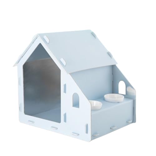 Katzenhaus Aus Hochdichtem Schaumstoff Aus Aluminiumfolie Für Den Außenbereich, Wetterfeste Katzenwohnungen, Wildes Katzenhaus, Unterschlupf, Abnehmbare Haustierhäuser(Color:A) von Generic