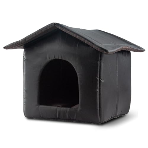 Katzenhöhle für den Außenbereich, Katzenhöhle für draußen – Regenfeste Outdoor-Hütte, Kaninchenstall, leicht zu unterbringen für Kaninchen, Katzen, Hunde und andere Kleintiere Katzenhöhle für den Außenbereich, Katzenhöhle für draußen – Regenfeste Outdoor-Hütte, Kaninchenstall, leicht zu unterbringen für Kaninchen, Katzen, Hunde und andere Kleintiere von Generic