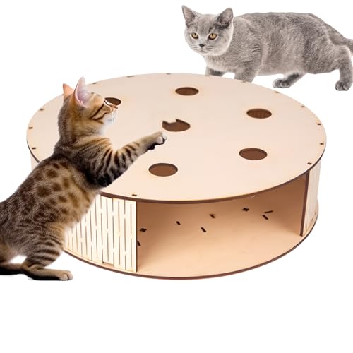 Katzenjagdspielzeug, Interaktives Holz Puzzle Fangbox Spielzeug Für Katzen, Haustierbedarf, Katzenspielzeug Für Bewegung Und Intelligenz Zuhause Balkon Garten Katzenjagdspielzeug, Interaktives Holz Puzzle Fangbox Spielzeug Für Katzen, Haustierbedarf, Katzenspielzeug Für Bewegung Und Intelligenz Zuhause Balkon Garten von Generic
