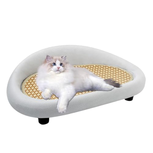 Katzenkratzbett, Katzenkratzbretter für Innenkatzen, 2 in 1 Katzen-Lounge-Bettnest,Atmungsaktive Kies Claws Pet Sofa Möbelschutz Cat Scratcher Bett für den Innen- und Außenbereich von Generic