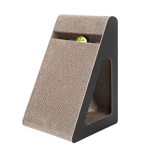 Katzenkratzspielzeug, Katzenkratzbrett | Haustier Katze Scratcher Board | Kreative Katzenkrallen Schleifpads mit Ball, Katzenkratzpad für kleine, mittlere und große Katzen von Generic