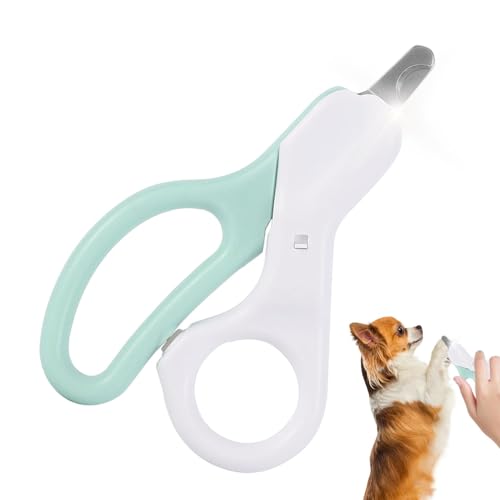 Katzennageltrimmer mit LED-Licht, LED-Nageltrimmer für Haustiere | Wiederaufladbares Hundekralle Pflegehilfe,Haustierpflegewerkzeuge, Hundenagelschere für Nagelblutlinie zum Übermatten von Generic