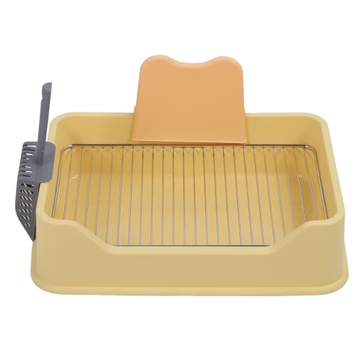 Katzenplattformbox, Katzenstreubox in Vielseitigen Anti-Splashing-Edelosen-Küche für Mittlere Katzen (Yellow) von Generic