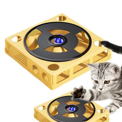 Katzenpuzzle Spielzeug - Teaser Labyrinth Box für Indoor-Katzen | Interaktives Anreicherungsspielzeug Kätzchen, Multi-Loch-Design Phonograph Mental Stimulation Spiel, Katze Intelligenz Trainingsbox Katzenpuzzle Spielzeug - Teaser Labyrinth Box für Indoor-Katzen | Interaktives Anreicherungsspielzeug Kätzchen, Multi-Loch-Design Phonograph Mental Stimulation Spiel, Katze Intelligenz Trainingsbox von Generic