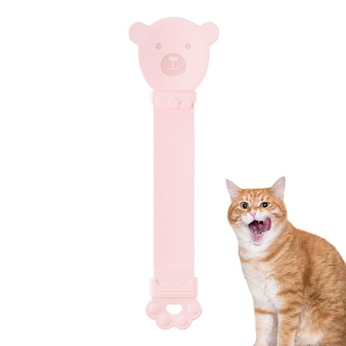 Katzenstreifen Eder | Kätzchen Squeeze Feeder für Nassfutter | Fütterung Lickable Nassfutter Indoor Outdoor Katze Squeeze Löffel für Hof, Wohnzimmer, Ausflüge von Generic