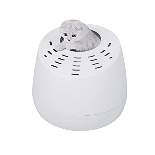 Katzentoilette mit geschlossener Katzentoilette Katzentoilette Split Litter Box Spritzwassergeschütztes Zubehör für Großkatzen und Kätzchen Haustiertoilette von Generic