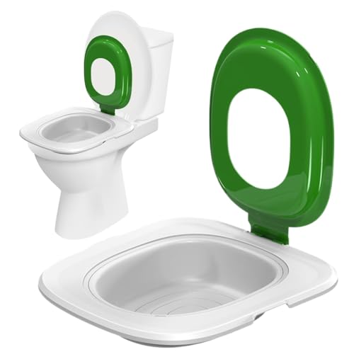 Katzentoilettensitz, Toilettentrainer, Katzentöpfchentrainer-Set, wiederverwendbarer Toilettentoiletten-Trainer für hygienische Haustierreinigung von Generic