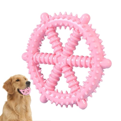 Kauspielzeug für Welpen, Robustes Hundespielzeug,Unzerstörbares Quietschspielzeug für Hunde | Kauspielzeug für Hundezahnbürsten zum Zahnen, rutschfeste Beißringe in Lebensmittelqualität, farbenfrohes von Generic