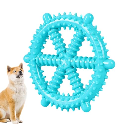 Kauspielzeug für Welpen, unzerstörbar, quietschendes Hundespielzeug, Beißring für Welpen, unzerstörbar, Quietschspielzeug, lebensmittelechte Beißringe für Zuhause, Käfig, Zwinger von Generic