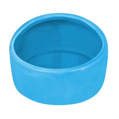 Keramik Kauschale Hamster Futternapf Wassernapf für und andere Kleintiere KuW604 (Blue, B) von Generic