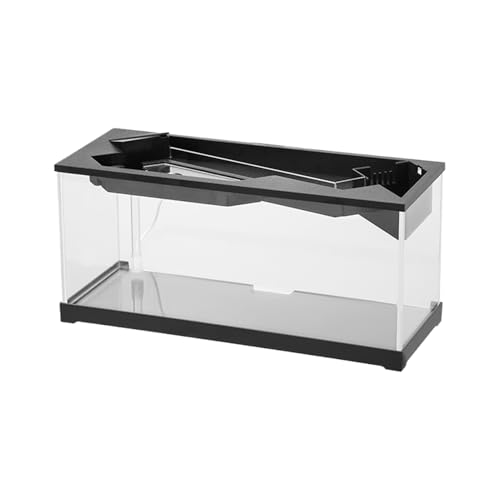Kleine Fischerei - Schreibtisch, klar, Hydroponik | Kompaktes Acrylaquarium mit Luftpumpe und Filter, dekoratives Fischbowl für das Büro des Heimstudios oder im Wohnzimmer Kleine Fischerei - Schreibtisch, klar, Hydroponik | Kompaktes Acrylaquarium mit Luftpumpe und Filter, dekoratives Fischbowl für das Büro des Heimstudios oder im Wohnzimmer von Generic