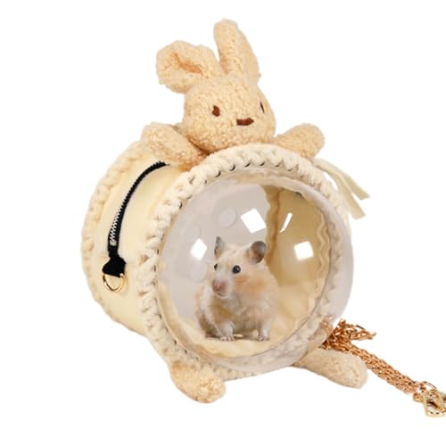 Kleine Haustier-Tragetasche – Kleintier-Tragetasche, tragbare Haustier-Reisetasche für Hamster | Geräumige interne Design-Tiertragetasche für Igel, Zuckergleiter, Chinchilla, Hamster (23 x 21,6 x 27,9 von Generic