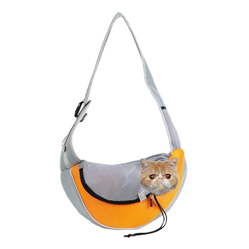 Kleine Hundetragetasche, Hundetragetasche, Freihändige Reise-Welpentragetasche, Verstellbarer, Sicherer Sling Bag, Hundetragetasche Zum Tragen Hunde Und Katzen, Bis Zu 6 Kg von Generic