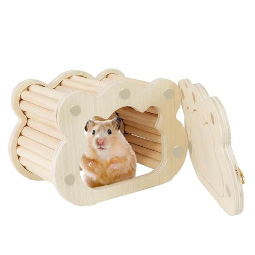 Kleines Hamsterhaus aus, Hamsterversteck aus – niedliche Wolkenformen, Hamsterversteck, kleines Haustier-Holzhaus, Lebensraum-Dekoration, für von Generic