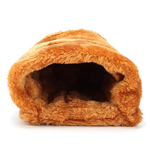 Kleines Haustier-Baumwollnest, Ungiftiges Eichhörnchennest, Hamster für Eichhörnchen-Haustiernest, Schlafnestbett (Groß (50 x 35 x 25 cm / 19,7 x 13,8 x 9,8 Zoll)) von Generic