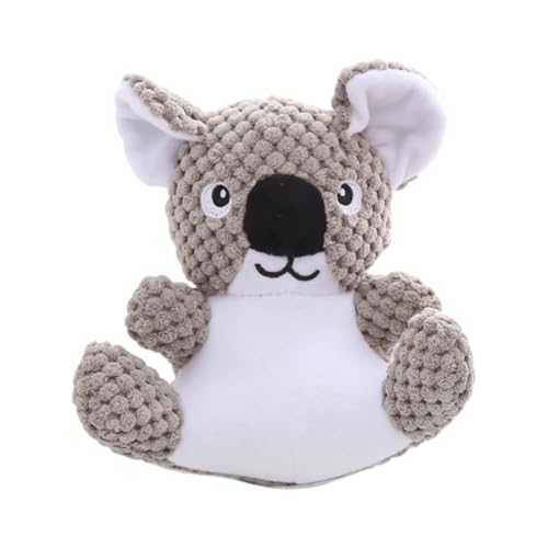 Koala-Plüschtier, quietschendes Hundespielzeug, Hundespielzeug für Aggressive Kauer, Simulation, waschbares Plüschtier für kleine, mittelgroße und große Welpen und alle Rassen Pzy263 (Grey, 17x15cm) Koala-Plüschtier, quietschendes Hundespielzeug, Hundespielzeug für Aggressive Kauer, Simulation, waschbares Plüschtier für kleine, mittelgroße und große Welpen und alle Rassen Pzy263 (Grey, 17x15cm) von Generic