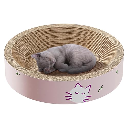 Kratzbaum aus Karton für Katzen, elegantes Kratzbrett für Katzen, Spielzeug für Katzen aus recyceltem Material, moderner Kratzbaum für Katzen, platzsparendes Spielzubehör für Katzen, Spielzeug von Generic