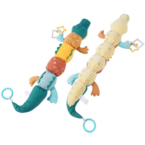 Krokodil Interactive Crocodile Toy, 2025 Neuestes Plüsch Krokodil Interaktives Crocodilespielzeug, Kuscheltierhund Crocodilespielzeug (Green) von Generic