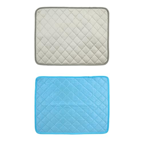 Kühlmatte für Hunde Katzen 150X100CM, Haustiere Kältematte Cooling Mat Dog Eismatte Selbstkühlende Ice-Silk Matte Kühldecke Hundedecke Kisten Betten Hundehütten XS-XXL (2B,70X55CM) von Generic