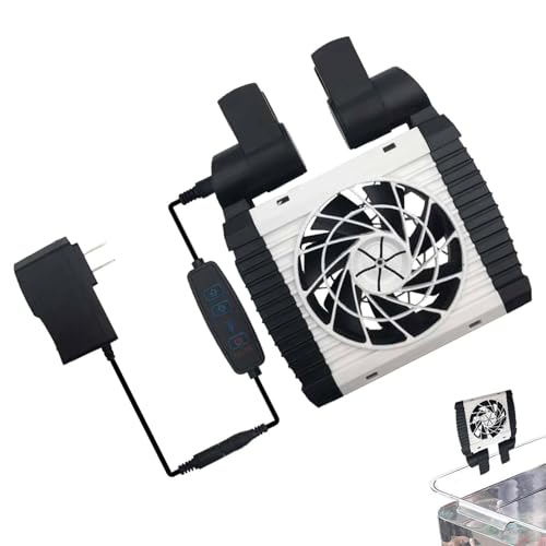 Kühlventilator für Aquarium: verstellbarer Kühler mit 6 Geschwindigkeiten, leistungsstarke Kühlung für Aquarium, automatische Temperaturregelung für Aquarium, Hornium Kühlventilator für Aquarium: verstellbarer Kühler mit 6 Geschwindigkeiten, leistungsstarke Kühlung für Aquarium, automatische Temperaturregelung für Aquarium, Hornium von Generic