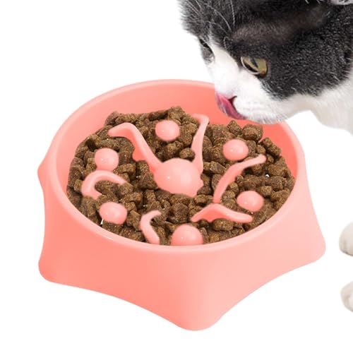 Langsamer Feeder, Anti-Choking Interactive Dog Feeding Bowls-Für die meisten Gelegenheiten, Rutschhund-Puzzle-Feeder-Schalen, Hunde-Leck-Leckerbissen-Schüssel für alle Rassen Haustiere von Generic