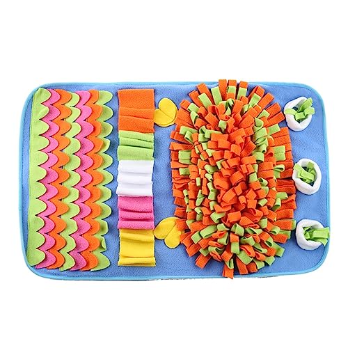 Leckmatte Slow Feeder für Hunde und Katzen - Hund Agility Set mit Slow Feeder Hundenapf Einsatz - Pet Food Pad zur Angstlinderung - Saugnäpfe - Verlangsamen Sie das Essen - Puzzle Toys (Blau) von Generic