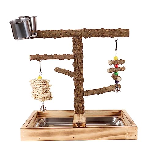 Lovebirds Papageien Käfig Barsch Stand Brücke Schaukel Set Klettern Holz Brücke Training Spielzeug Für Haustier Vogel Vogel Klettern Spielzeug Gym von Generic