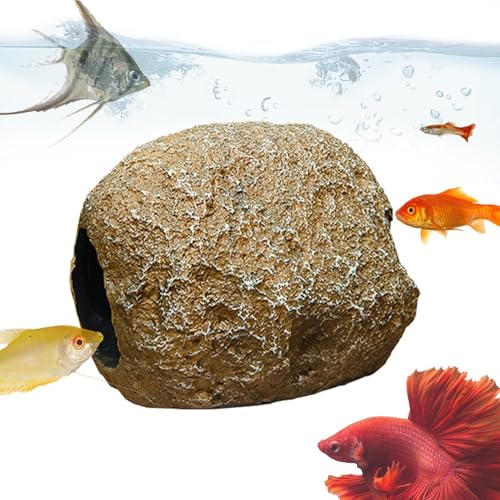 Magnetische Höhle für Aquarium, Aquarienhöhle, magnetische Höhle für Aquarium, magnetische Unterkunft für Aquarium, magnetisches Unterschlupfhaus für Aquarium, abnehmbares dekoratives Unterschlupfhaus von Generic