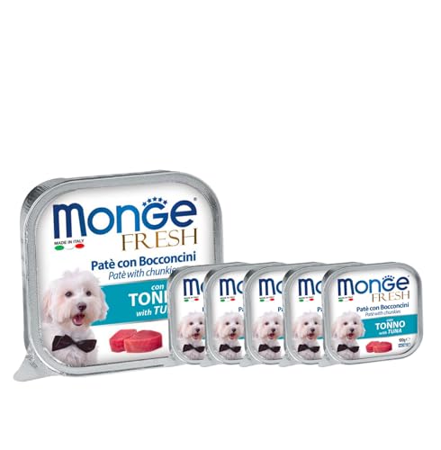 Monge Fresh Feuchtfutter für Hunde, Thunfisch, 6 Dosen à 100 g von Generic