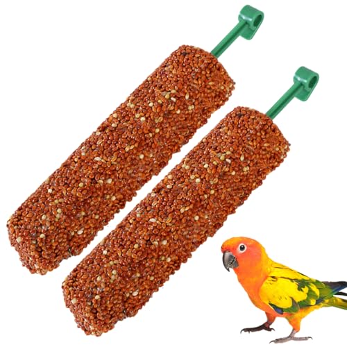 Nymphensittich Leckerlis | 2 Stück Vogelsnacks - Kausnack Trainingsbelohnung Für Nymphensittich Kanarienvogel Beo Fink Conure Nymphensittich Leckerlis | 2 Stück Vogelsnacks - Kausnack Trainingsbelohnung Für Nymphensittich Kanarienvogel Beo Fink Conure von Generic
