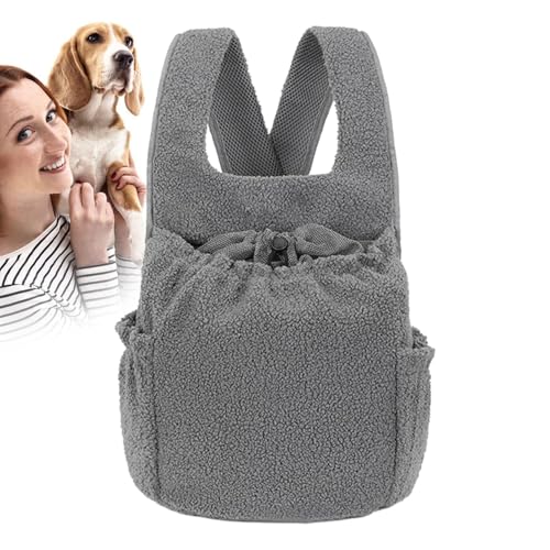 Pet Carrying Bag Cat Front Chest Carrier - Katzen-Rucksack | Outdoor-Haustier-Katzentrage mit Seitentaschen für Katzen, kleine Hunde, max. 4 kg, Wandern, Camping von Generic