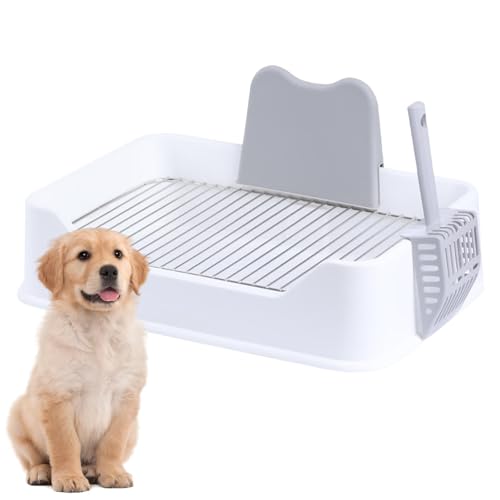 Pet Potty Tray, Dog Pee Pad Tray, Indoor Dog Potty Tray, Dog Training Toilet Potty Tray Puppy Toilet Antis-Slide Dog Toilet Training Tray Holder for Small and Medium Dogs von Generic