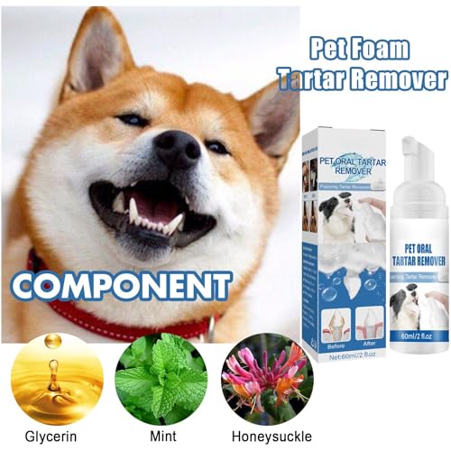 Pet Remover Effektive Pflege gegen Plaque und frischen Atem, 60 ml Urd893 (Sky Blue, 13.2x3.8x3.8) von Generic