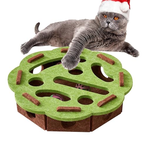 Puzzle-Netzteil für Katzen, Spielzeug für Intelligenz-Training, sensorische Stromversorgung mit Glocke zur Fütterung und geistigen Stimulation für Kätzchen Welpen Senioren Puzzle-Netzteil für Katzen, Spielzeug für Intelligenz-Training, sensorische Stromversorgung mit Glocke zur Fütterung und geistigen Stimulation für Kätzchen Welpen Senioren von Generic