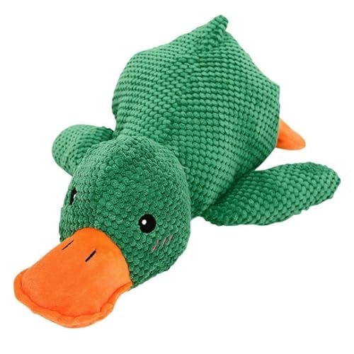 Quack-Quack Duck Dog Toy, Anti Stress Ente, Antistress Ente Hund, Quietschspielzeug Interaktives Spielzeug für Hunde, Plüsch Kauspielzeug für Hund Ruhig und Ausgeglichen Anti Stress Ente (Grün, L) Quack-Quack Duck Dog Toy, Anti Stress Ente, Antistress Ente Hund, Quietschspielzeug Interaktives Spielzeug für Hunde, Plüsch Kauspielzeug für Hund Ruhig und Ausgeglichen Anti Stress Ente (Grün, L) von Generic