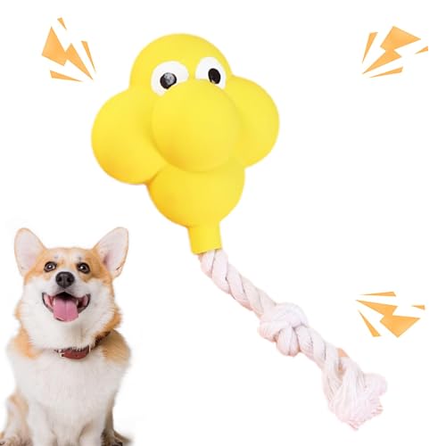 Quietschendes Hundespielzeug aus Gummi, Hundespielzeug aus Latex | Quietschendes Latex-Welpen-Hundespielzeug | Welpen-Zahn- und Apportierspielzeug, weiches Gummi-Kauspielzeug für interaktiven Spaß, qu von Generic