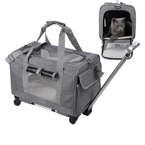 Reisetasche Für Hunde – Tragbarer Haustiertransporter, Reiserucksack Für Hunde | Wasserdichter Haustiertransporter Für Kleine Katzen Und Hunde, Hundetragetasche, Von Fluggesellschaften Zugelassener Ha von Generic