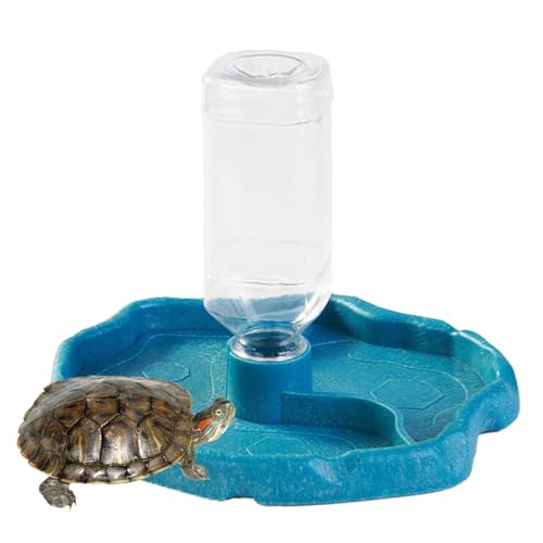 Reptilien-Wasserschale, Futterschale für Reptilien, automatische Wasserschale, Futter- und Wasserschüssel, Wasserspender, Schildkrötenwasserschale von Generic