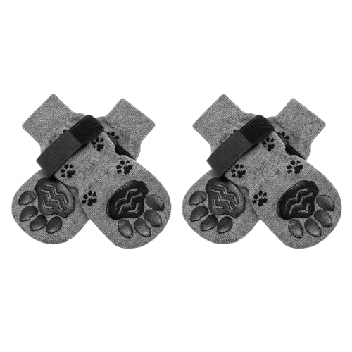 Rutschfeste Hundesocken, rutschfeste Hundesocken, 2 Paar weiche Haustiersocken, warme Hundesocken gegen Kratzer, Schutz Rutschfeste Hundesocken, rutschfeste Hundesocken, 2 Paar weiche Haustiersocken, warme Hundesocken gegen Kratzer, Schutz von Generic