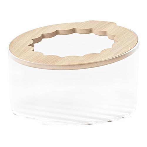 Sandbad für Hamster,Hamster-Sandbad-Box,Hamster-Badebox | Hamster-Sandkasten, Badekasten, Katzentoilette, transparentes Deckeldesign für Zwerghamster, Rennmäuse von Generic