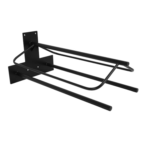 Sattelständer, Double Bar Iron Keep Tidy Wall Saddle Pad Rack Verdickt für Horse Tack von Generic