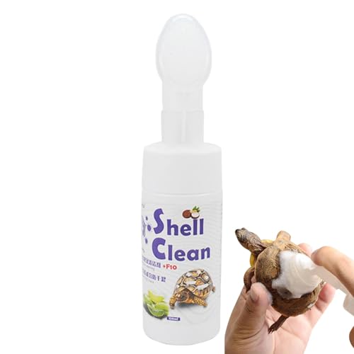 Schildkrötenpanzerreiniger – Eidechsenreiniger 120 ml | Sicherer Schildkrötenreiniger mit weichem Bürstenkopf für Reptilien | Eidechsenreiniger 120 ml – sicherer Schildkrötenreiniger mit weichem Bürs von Generic