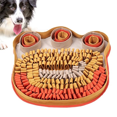 Schnüffelmatte – Schnüffelmatte für Hunde, unzerstörbare weiche Futtermatte für Hunde, 49 x 49 cm | Hundespielzeug, lustiges interaktives Welpenspielzeug für kleine, mittelgroße und große Hunde von Generic