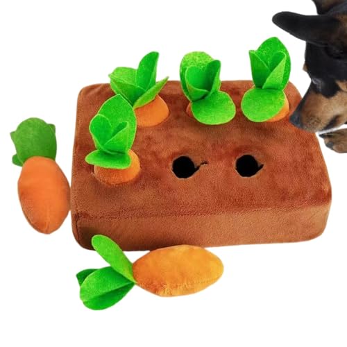 Schnüffelmatte für Hunde | Haustier-Interaktion Schnüffelmatte - Gefüllte Karotte Plüsch Puzzlespielzeug Gemüse Kauspielzeug Für Aggressive Kauer, Hunde Schnüffelmatte für Hunde | Haustier-Interaktion Schnüffelmatte - Gefüllte Karotte Plüsch Puzzlespielzeug Gemüse Kauspielzeug Für Aggressive Kauer, Hunde von Generic