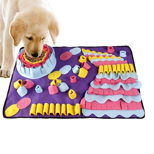 Schnüffelmatte für Hunde | Interaktive Leckerli-Matte für Hunde | Leckerli-Matte für Hunde, Futtermatte für Hunde, Futtermatte für Hunde, Spielzeug zur Bereicherung für Hunde, Grabspielzeug für Hunde, von Generic